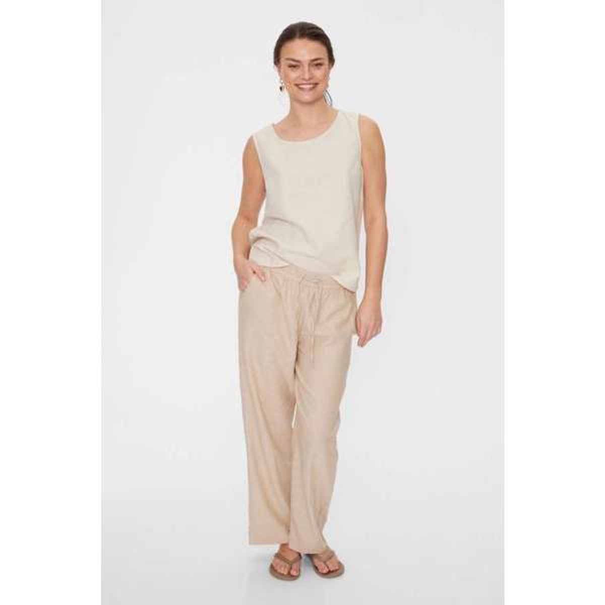 FQLAVA-PANTS Sand melange