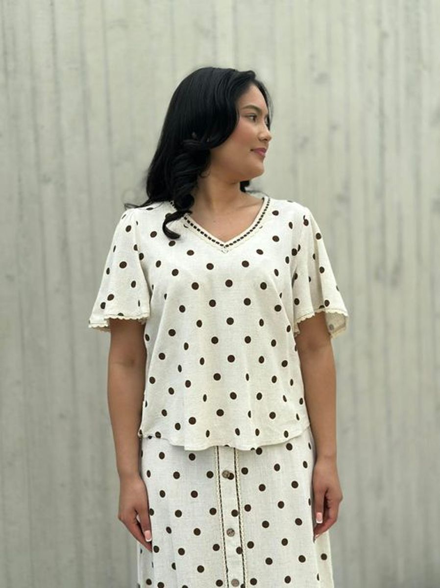 Daniela Bluse brun