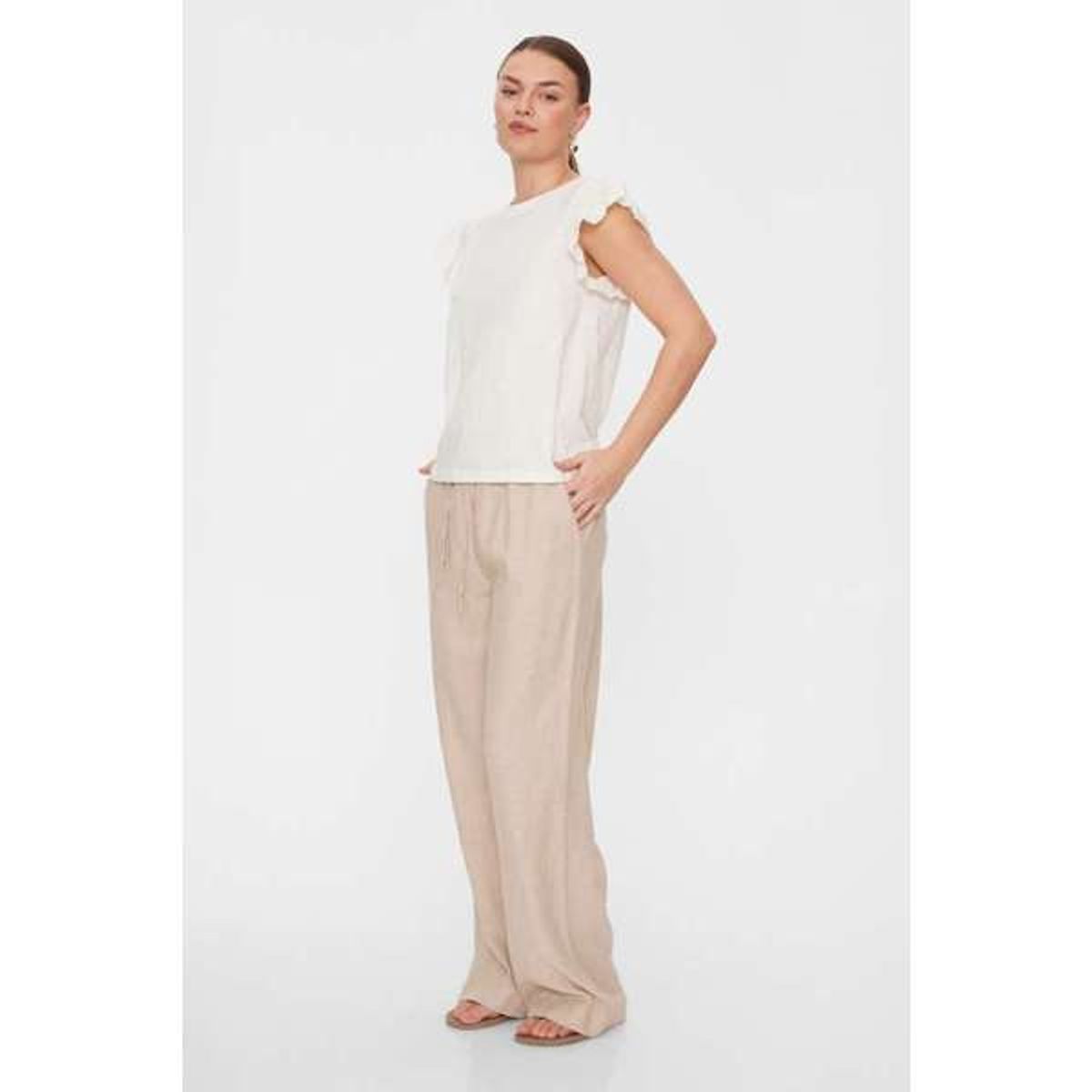 FQLAVA-PANTS Sand melange