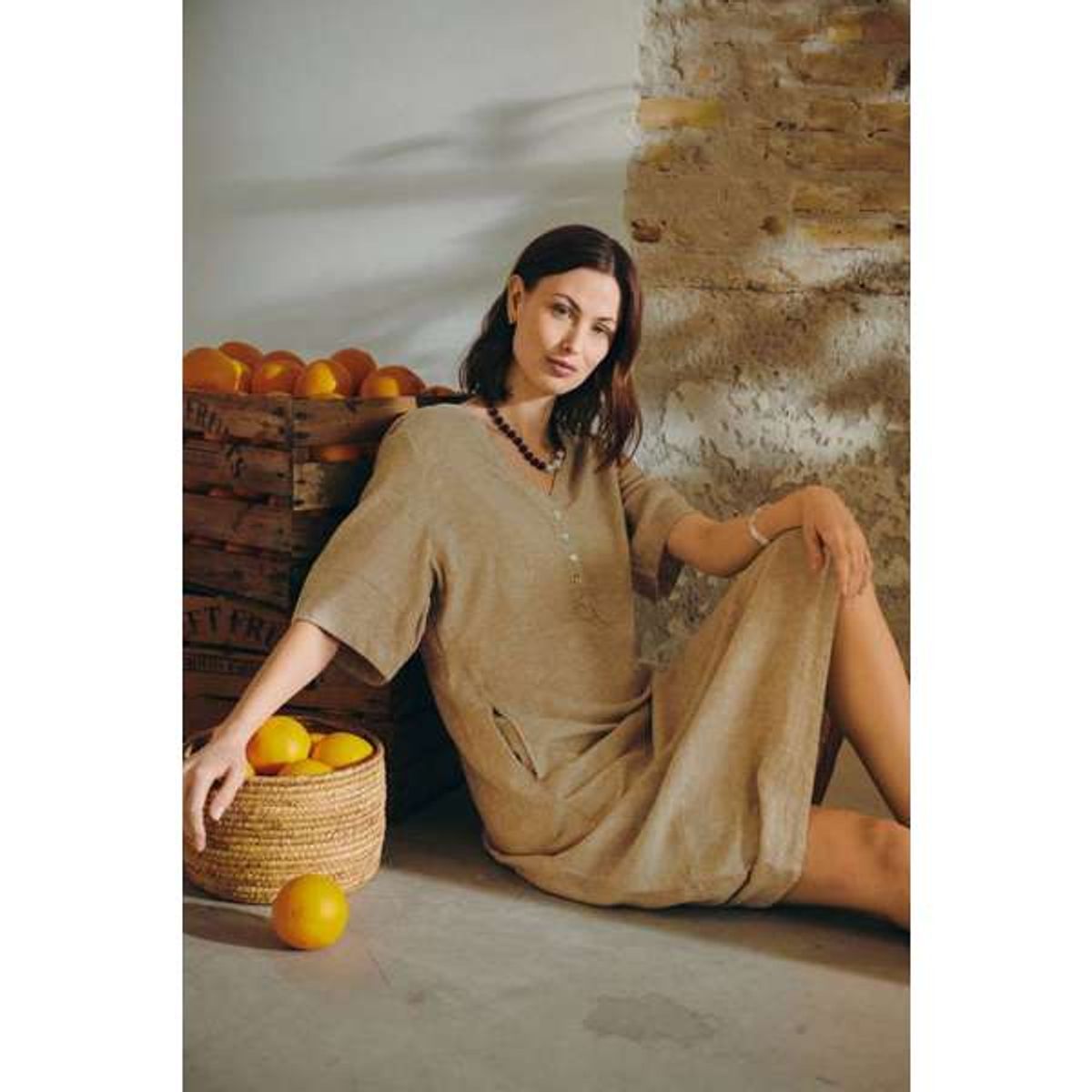 FQLAVA-DRESS Sand Melange