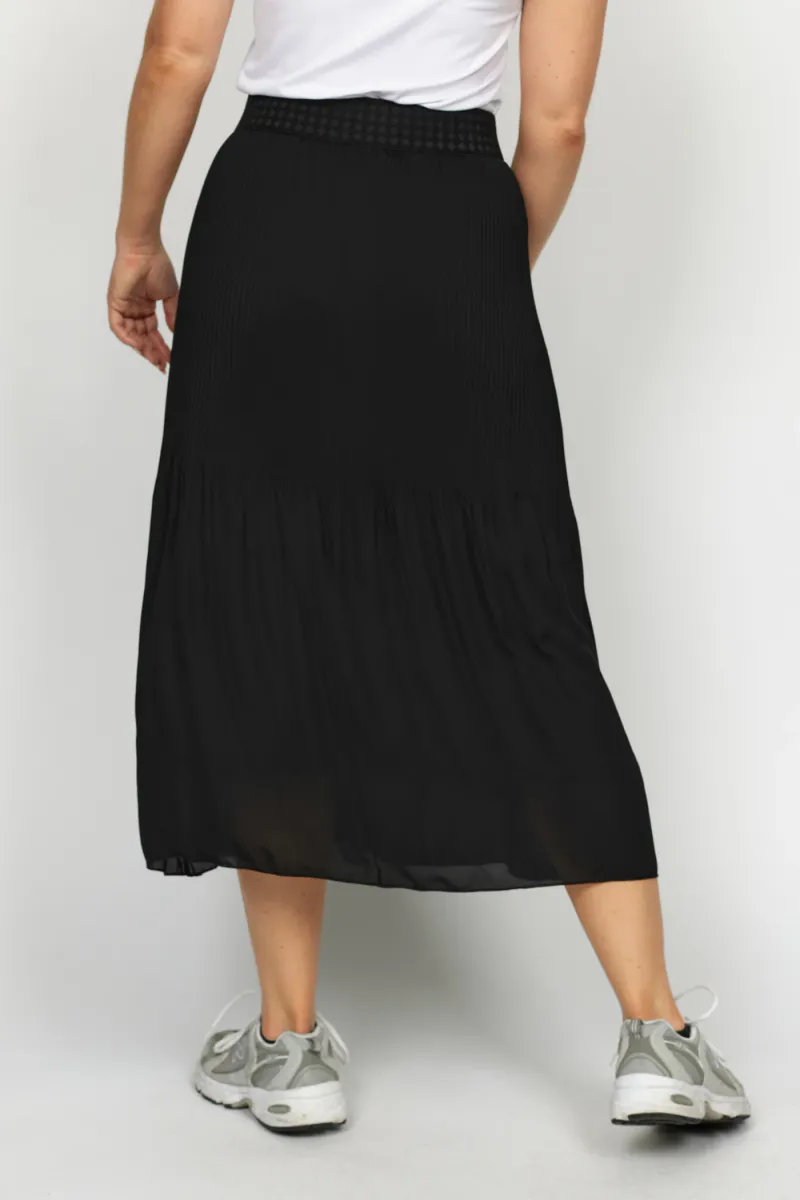 RISE SKIRT black